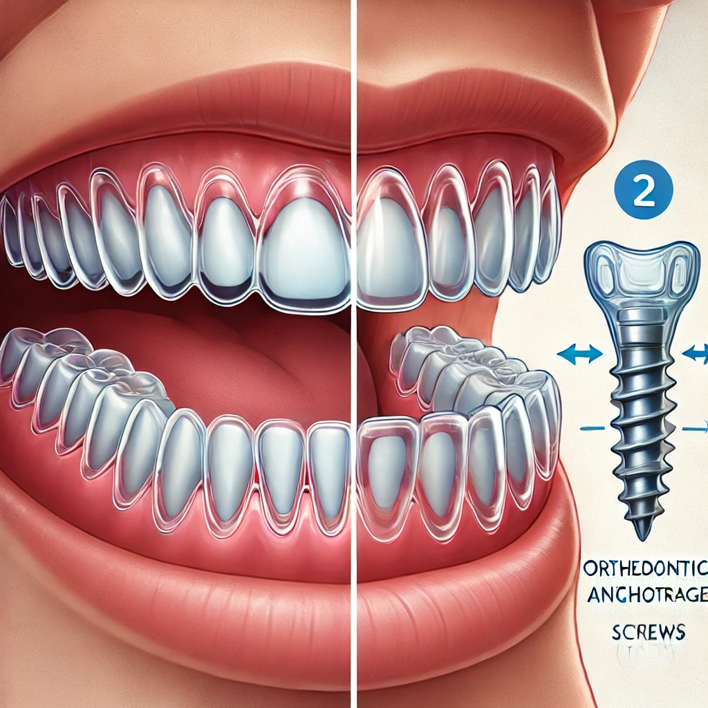 アライナー矯正と歯科矯正用アンカースクリュー