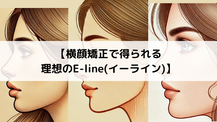 横顔矯正で得られる 理想のE-line(イーライン)