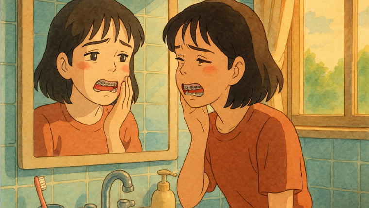 矯正治療中に口内炎になってしまうと困りますよね。