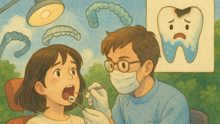今回は矯正治療中の虫歯のリスクについてのお話です。
