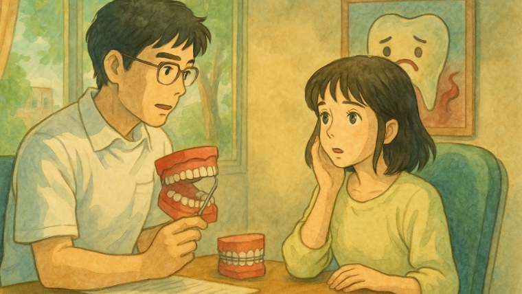 虫歯治療のある歯でも矯正治療はできます。
