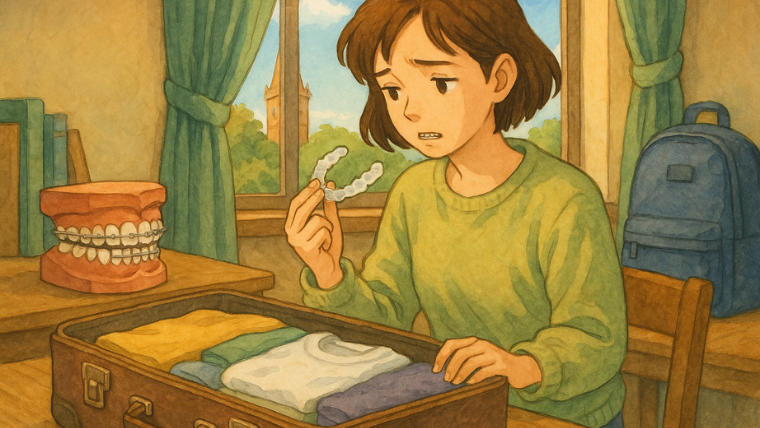 留学により矯正治療を続けられない場合には良くない影響が出ることがあります。